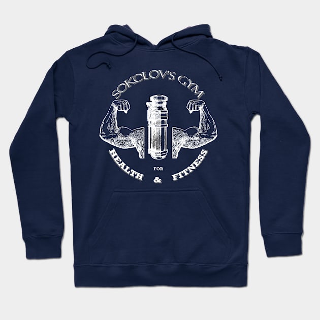 Sokolov's Gym - Monotone Hoodie by Anguru